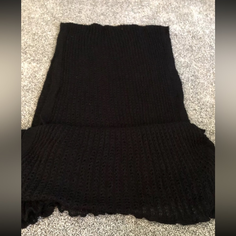 Alessandra Bacci Firenzi Black Scarf - 96” X 23”